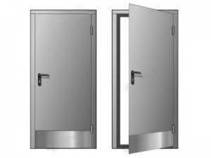 Одновстворчатая металлическая противопожарная дверь EI 60