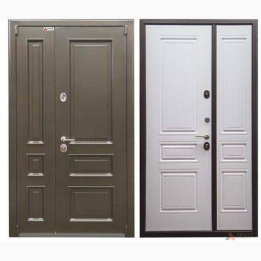 Двери металлические двустворчатые