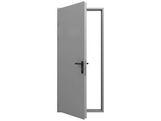 Одновстворчатая металлическая противопожарная дверь EIS 60